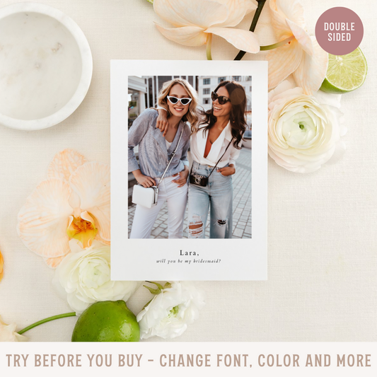 The 'Lara' / Digital Bridal Party Template