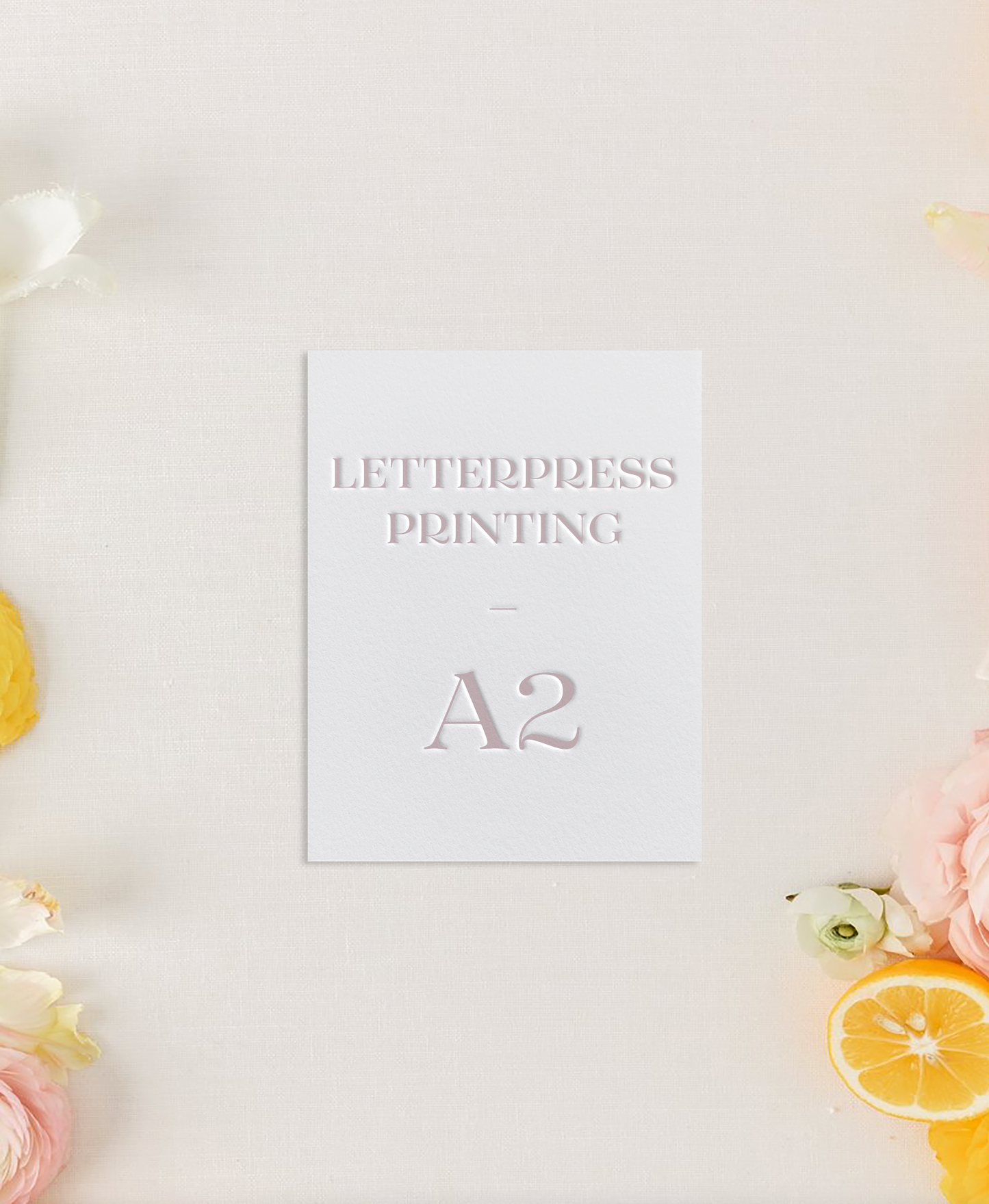 Invitation Printing / Letterpress Printing / A2