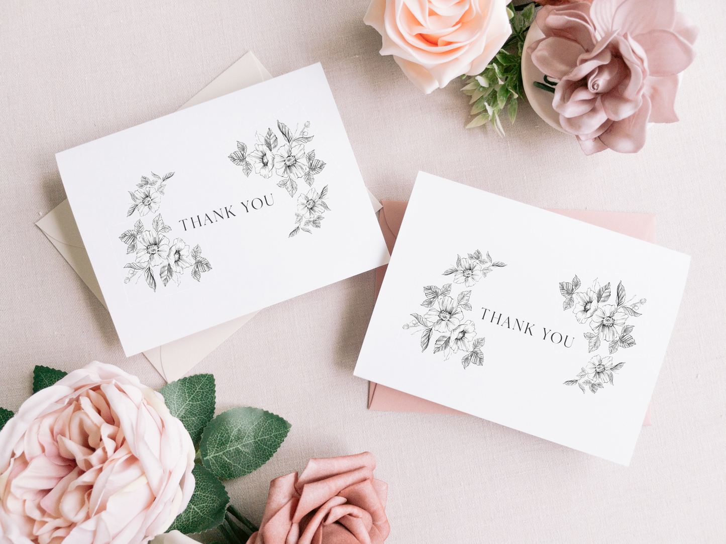 Rosaline Thank You / Pack of 10