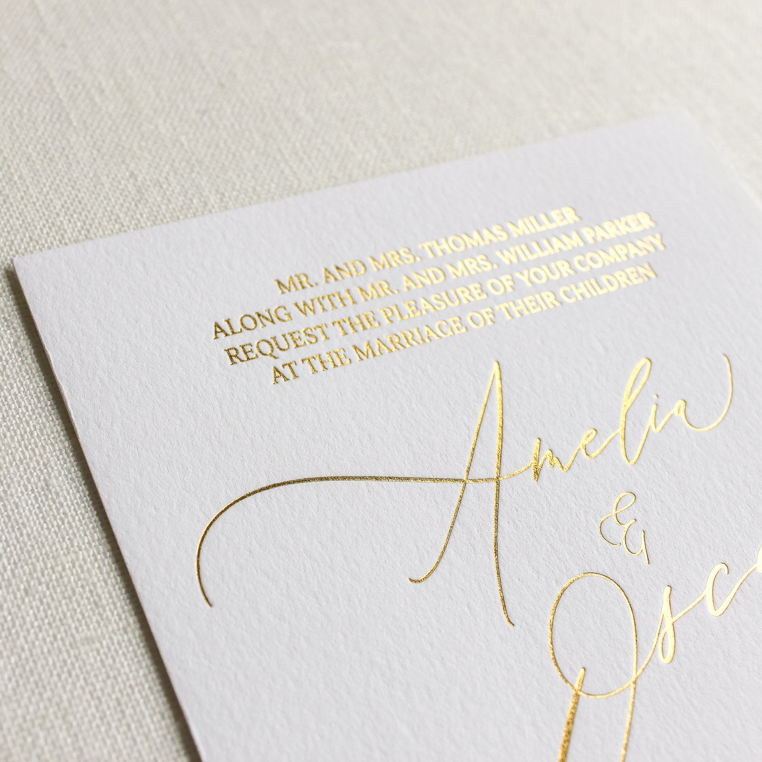 Invitation Printing / Foil