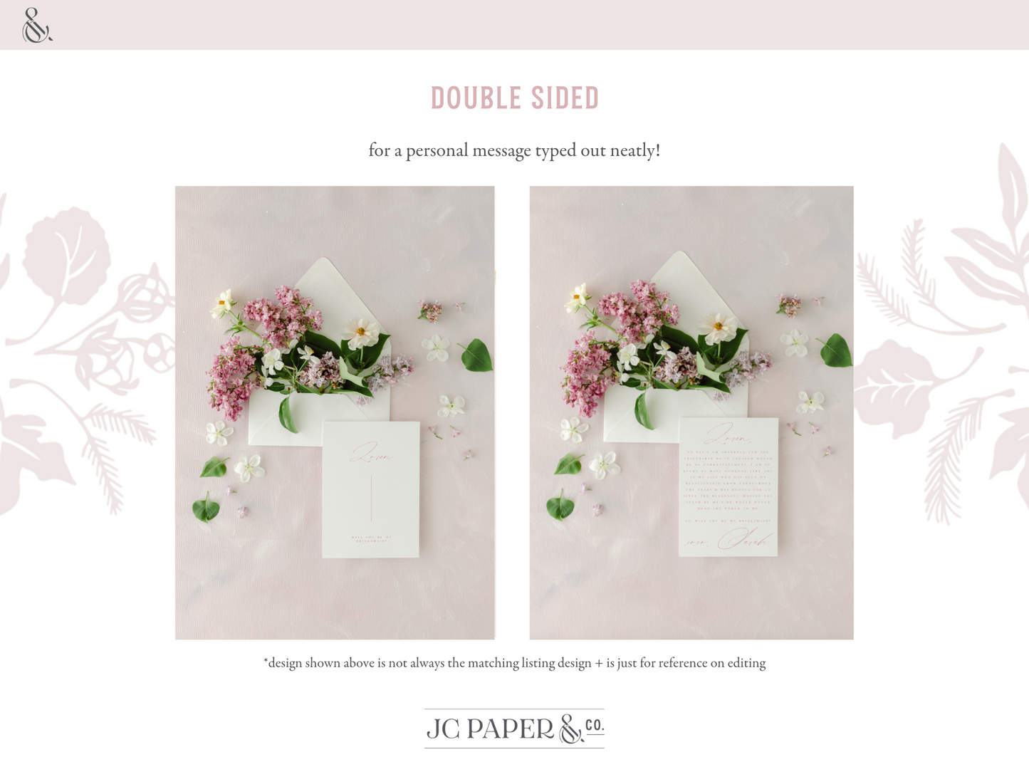 The 'Eloise' / Digital Bridal Party Template