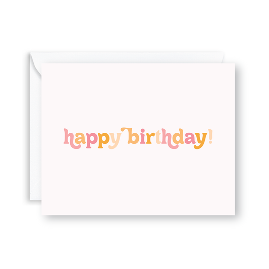 Happy Birthday Greeting Card