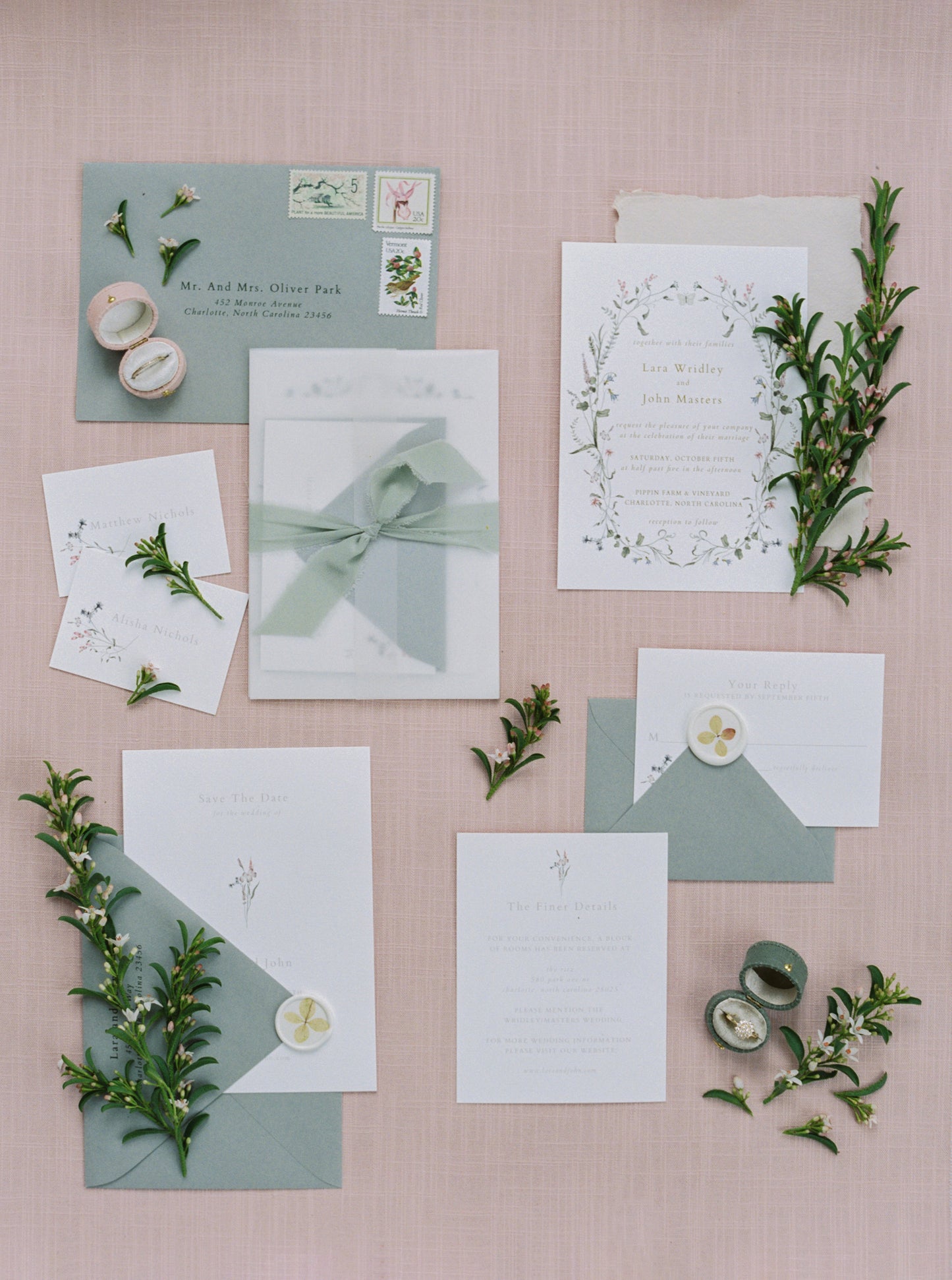 Lara Styled Invitation Set