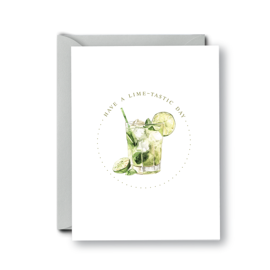 Lime-tastic Day Greeting Card