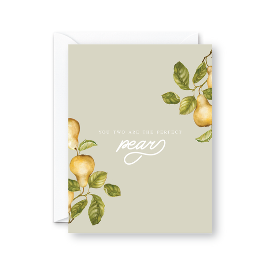 Perfect Pear Greeting Card