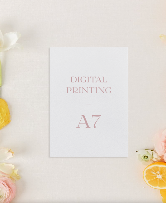 Invitation Printing / Digital Printing / A7