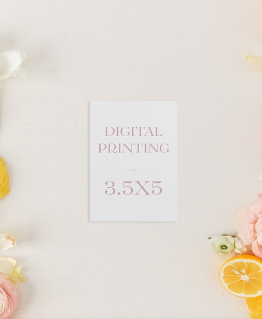 Invitation Printing / Digital Printing / 3.5 x 5