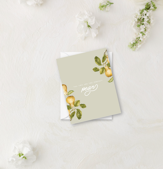 Perfect Pear Greeting Card