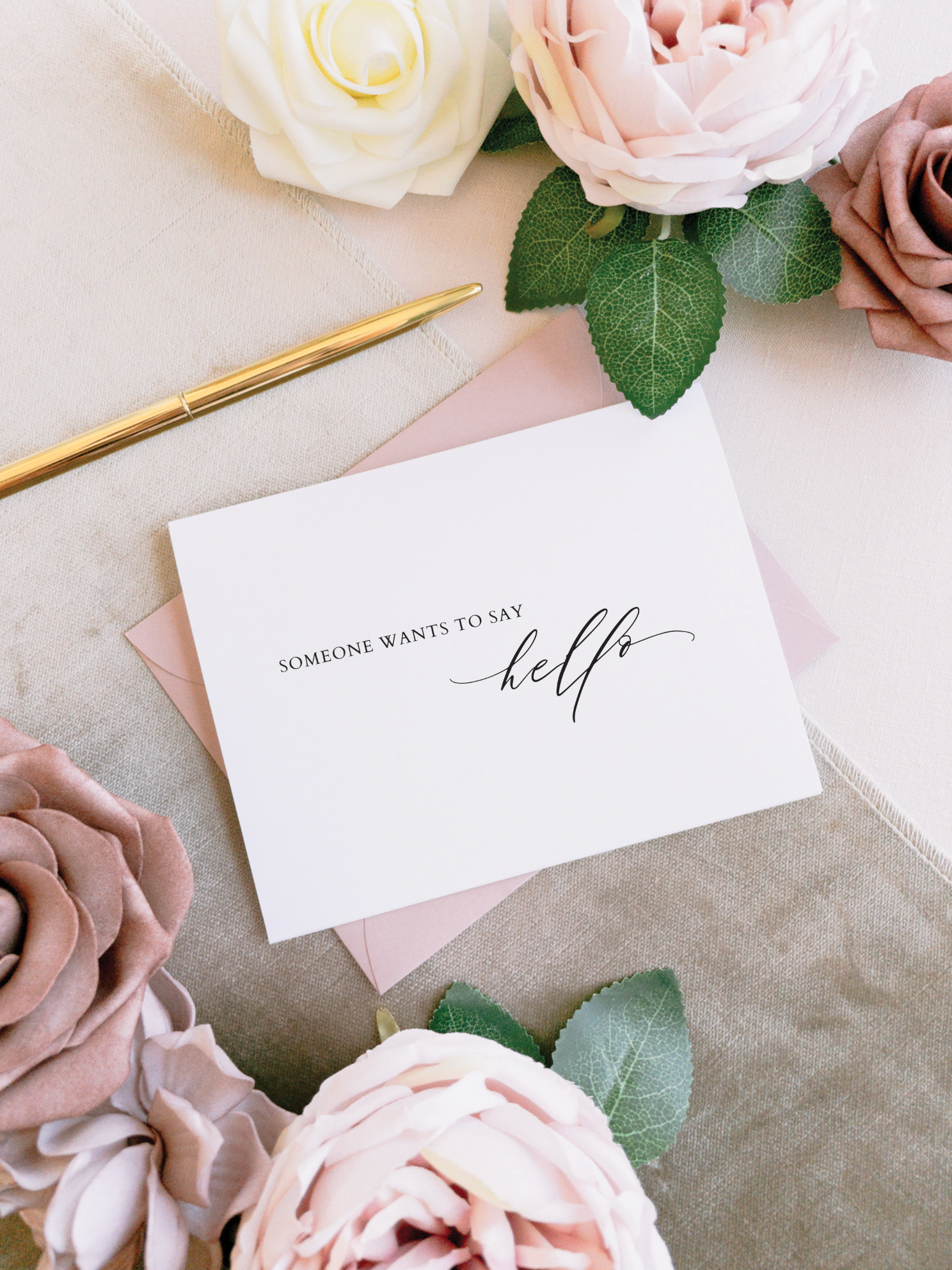 Hello Greeting Card | Someone Wants To Say Hello Card | JC Paper & Co.