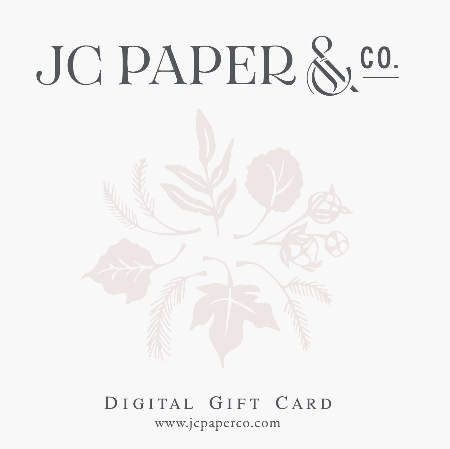 JC Paper & Co. Gift Card